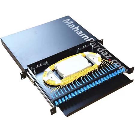 پچ پنل فیبر نوری 24 پورت رکمونت sc داپلکس پچ پنل فیبر نوری چیست| تصویر پچ پنل فیبر نوری 24 پورت رکمونت پورت