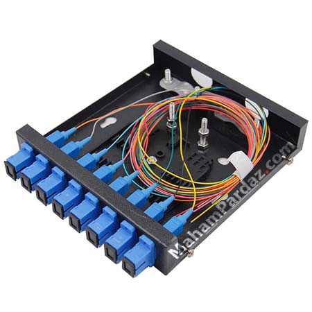 پچ پنل دیواری فیبر نوری 8 پورت | باکس فیبر نوری 8 پورت دیواری پچ پنل فیبر نوری 8 پورت دیواری | هوزینگ باکس 8 پورت