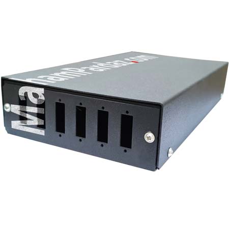 پچ پنل فیبر نوری 6 پورت دیواری | هوزینگ باکس 6 پورت