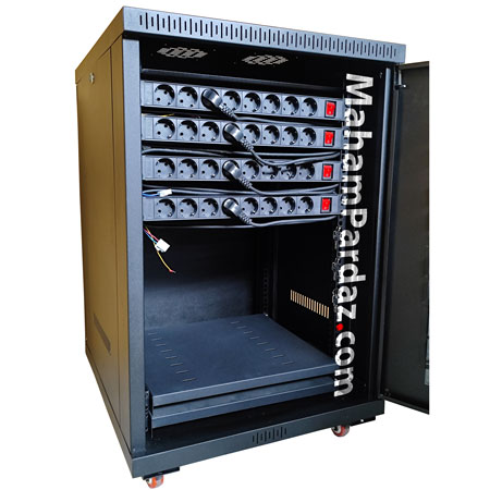 پاور ماژول 8 پورت آلومینیومی 16 آمپر | پاور ماژول رکمونت