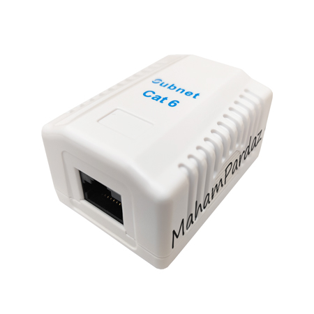 کیستون باکس روکار یو بی نت تک پورت cat6 utp Cat6 UTP