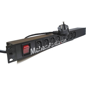 پاور ماژول بک تو بک 8 پورت کلید دار